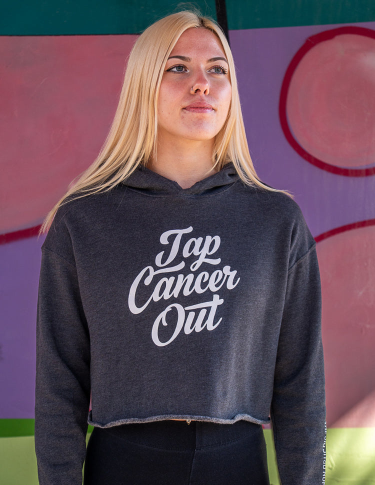 TCO Ladies Cropped Hoodie Front