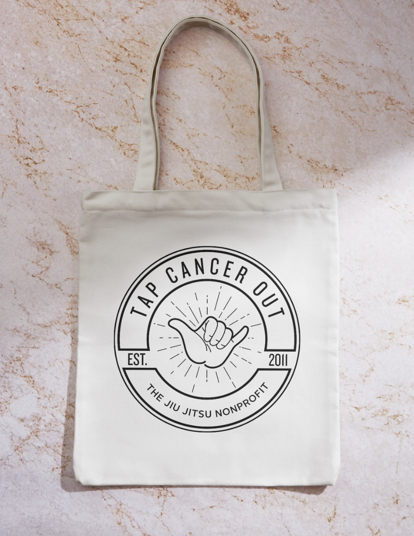 Tap Cancer Out Shaka Tote Bag