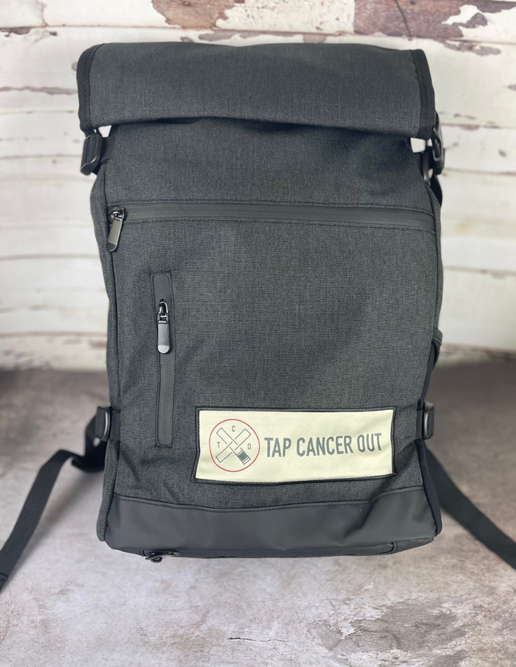 TCO Roll-Top Backpack – Tap Cancer Out