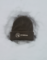 Tap Cancer Out Knit Beanie