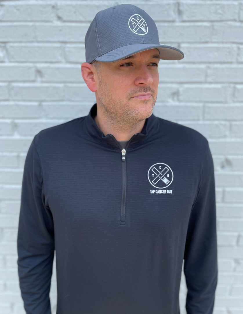 Tap Cancer Out x TravisMathews Golf Quarter Zip