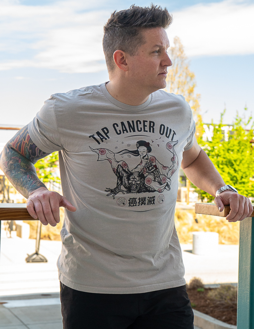 Meerkatsu "Omoplata" T-Shirt - Tap Cancer Out