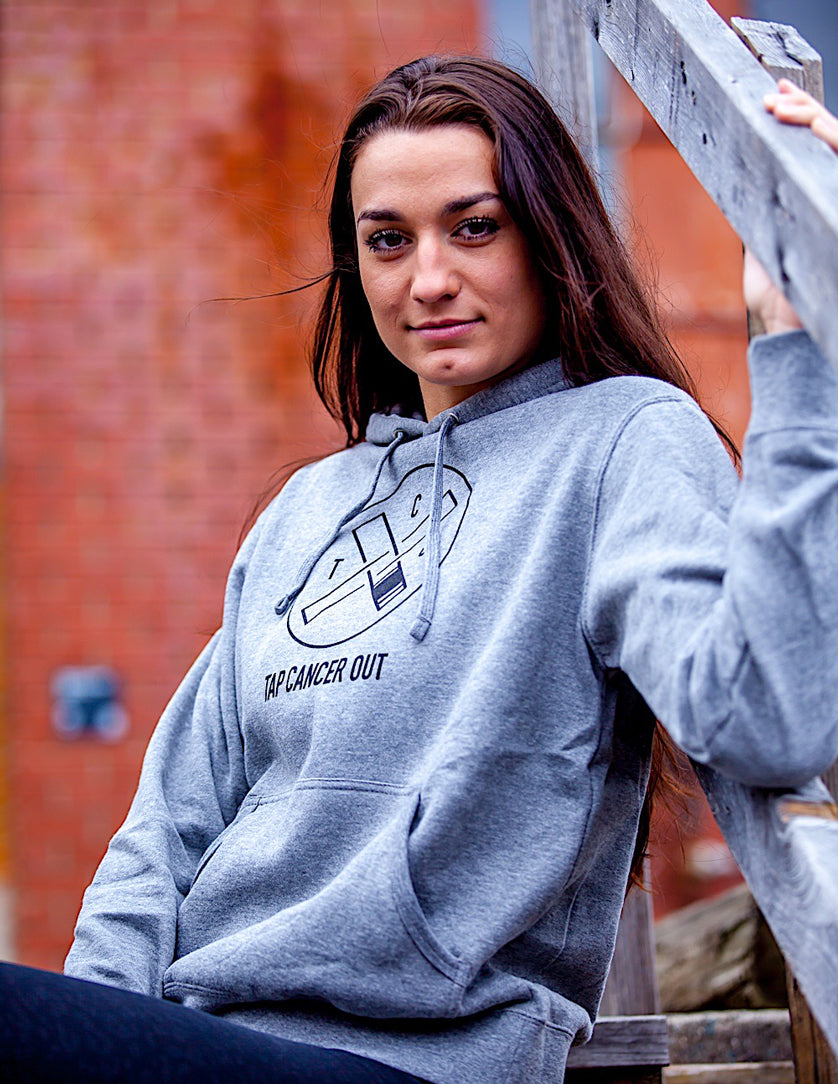 TCO Logo Hoodie - Grey - Tap Cancer Out