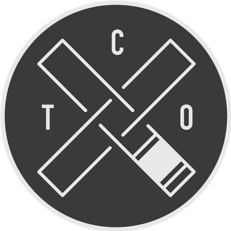 TCO 6" Sticker / Decal - Logo - Dark Grey